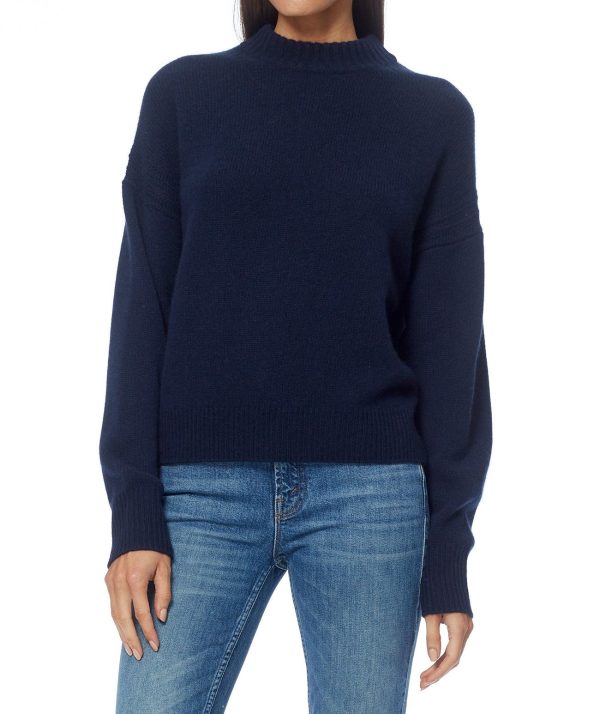 360 Hilda Mock Neck in Blue Depths Fashion