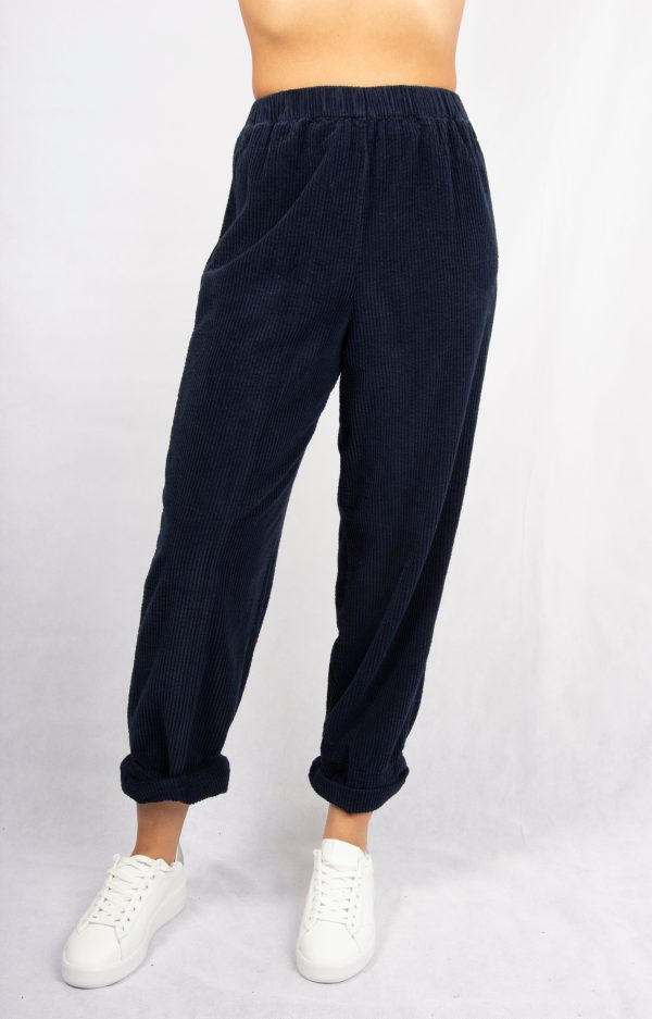 AV Padow Trousers in Navy Online Hot Sale