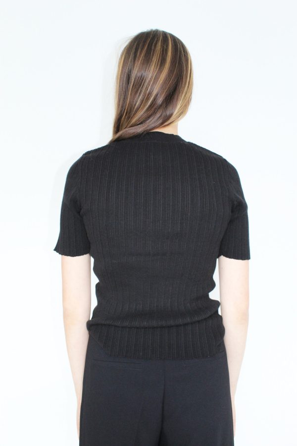 SLF Queen Rib Knit in Black For Cheap