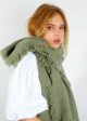 CALEIDO Cashmere Basket W Scarf in Shale Green Online Sale