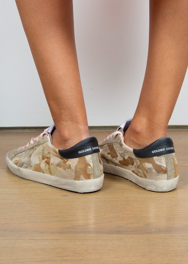 GG Super Star Laminated in Ice Grey Camo, Taupe, Black Online Hot Sale