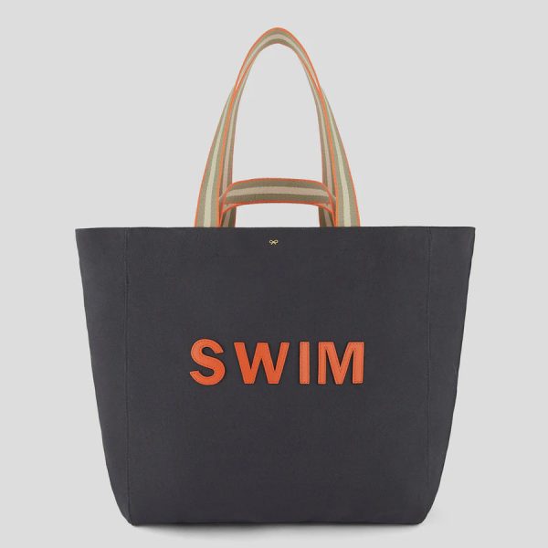 AH Swim Tote in Charcoal Supply