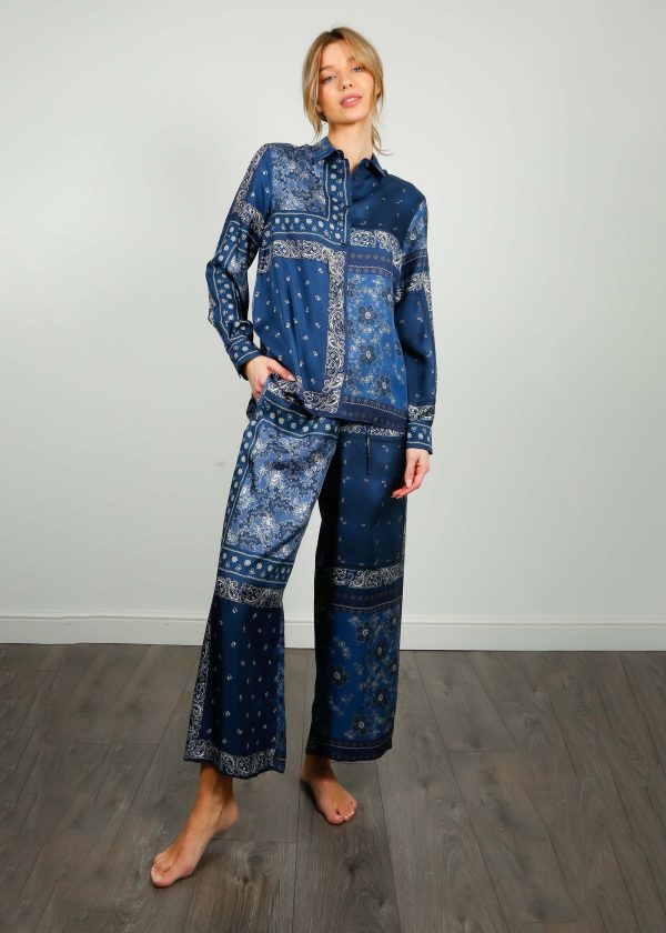 MM Pomez Silk Printed Trousers Sale