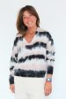 CRUSH Cashmere Tie Dye Malibu Jumper in Black Nectar Fashion