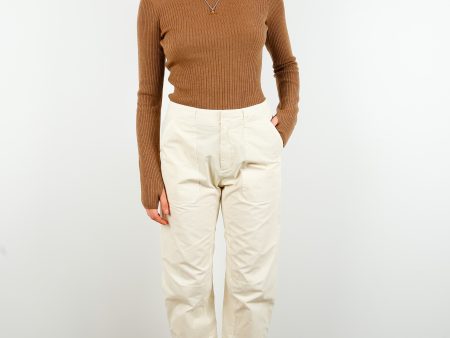 R&B Leyton Workwear Pant in Ivory Online Sale