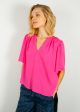 V Avary Top in Taffy Hot on Sale