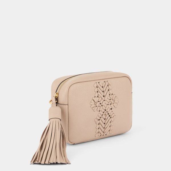 AH The Neeson Tassel Cross Body in Light Nude on Sale