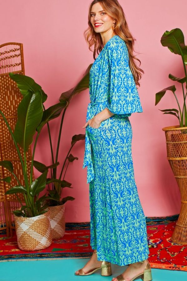 ONJENU Laurie Jumpsuit in Las Palmas Green For Cheap