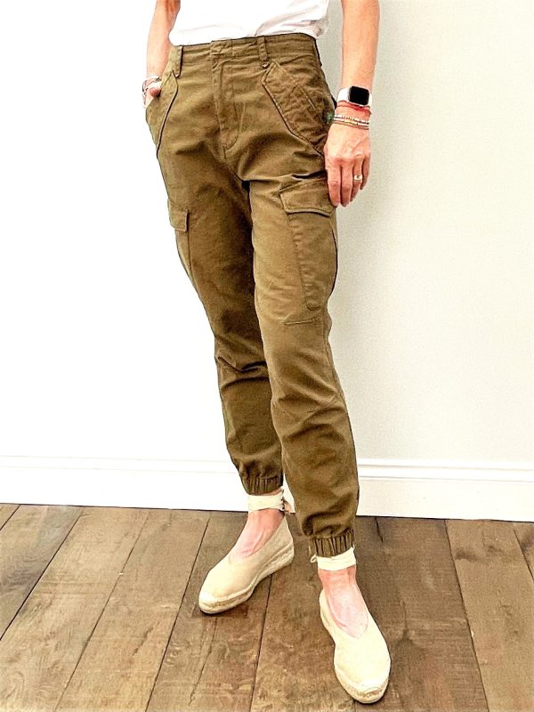 R&B Field Jogger in Dark Olive Sale