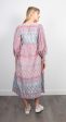 Dilli Grey Farah paisley-print aqua & pink cotton dress Cheap