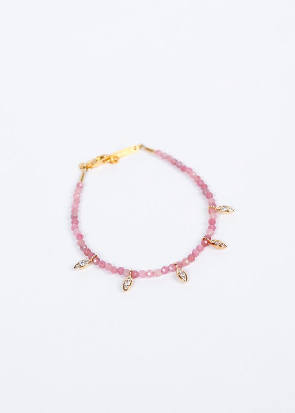 HANKA Joy Bracelet Navette in Tourmaline Rose Cheap