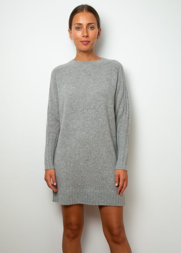 360 Isa Dress in Mid Heather Grey Online Sale