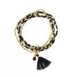 Ashiana  Five Row Bracelet in Black Online Hot Sale