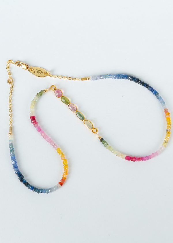 ZOI Apollinaire Necklace, Sapphire Online Hot Sale