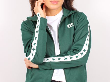 GG Denise Star Track Jacket in Green Sale