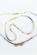 ZOI Eluard Necklace, Tourmaline, Ruby Rose, Pearl For Cheap