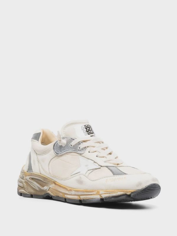 GG Running Dad in White, Beige, Silver Online Hot Sale