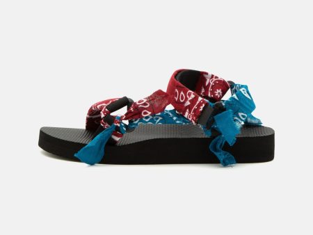 AL Trekky Bandana Sandal in Bigout Burgundy Sale