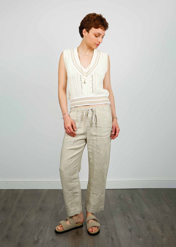 V Cindy Trousers in Sand For Sale