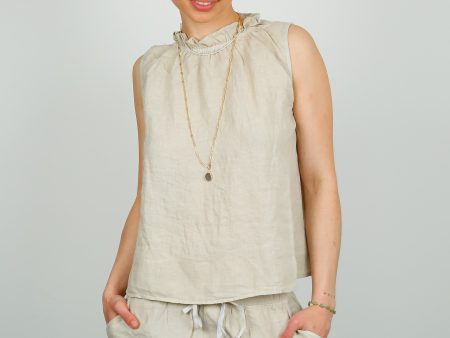 V Nova Top in Sand Online Hot Sale