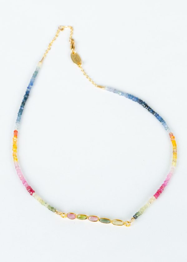 ZOI Apollinaire Necklace, Sapphire Online Hot Sale