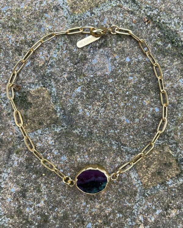 HANKA Kara Bracelet in Zoisite For Sale