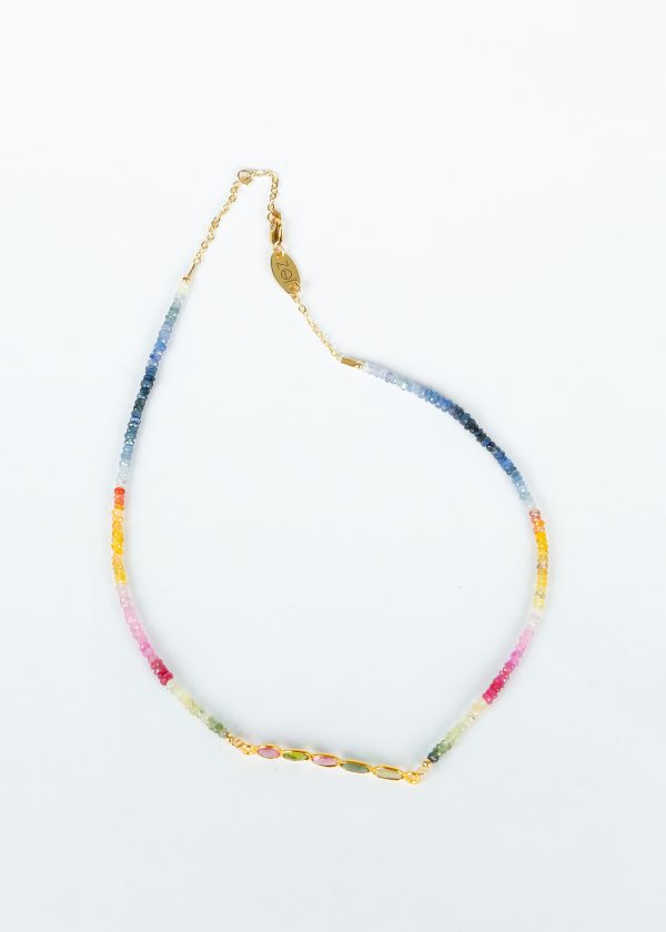 ZOI Apollinaire Necklace, Sapphire Online Hot Sale