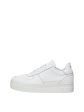 SLF Harper Leather Trainers in White For Discount