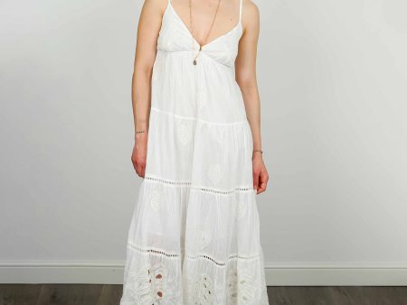 V Michelle Dress in Ivory Online