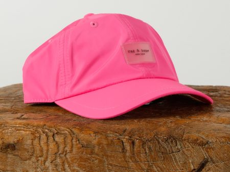 R&B Addison Baseball Cap in Neon Pink For Sale