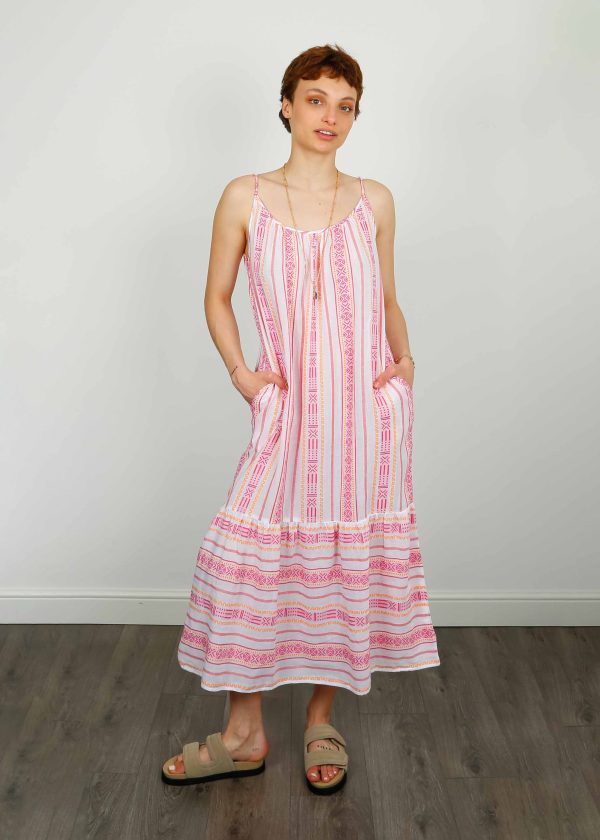 V Lexy Dress in Pink Sale