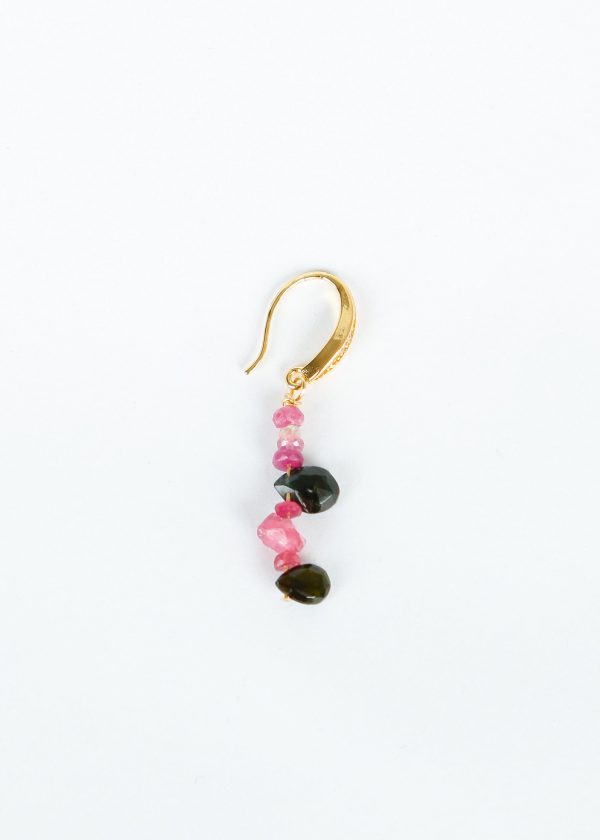 ZOI Higia Earrings in Sapphire Rose, Tourmaline For Cheap