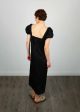 GANNI F7809 Broiderie Anglaise Midi Dress in Black on Sale